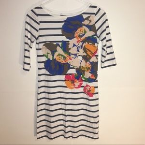 French Connection White Striped Dress Size 0